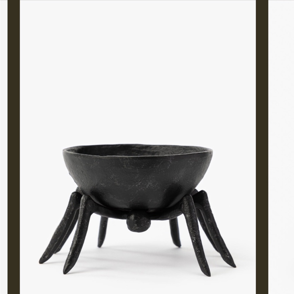 McGee and Co Black Decorative Spider Bowl